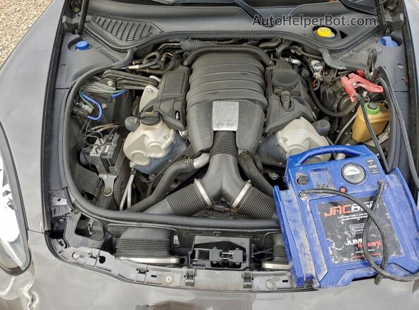 WP0AA2A73GL001628 2016 PORSCHE PANAMERA Charcoal Widok wnętrza z tyłu