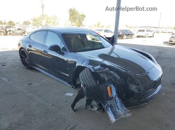 WP0AA2A73LL101528 2020 PORSCHE PANAMERA Black Передня права чверть