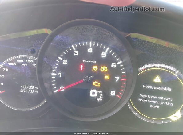 WP0AA2A74LL101831 2020 PORSCHE PANAMERA Red Հետևի նստատեղերի տեսք