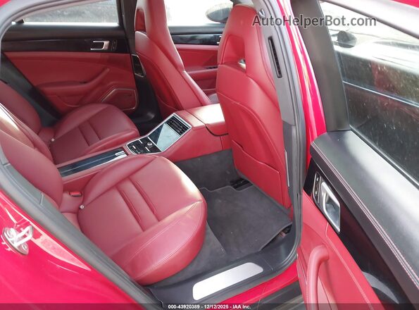 WP0AA2A74LL101831 2020 PORSCHE PANAMERA Red VIN կոդի պիտակի տեսք