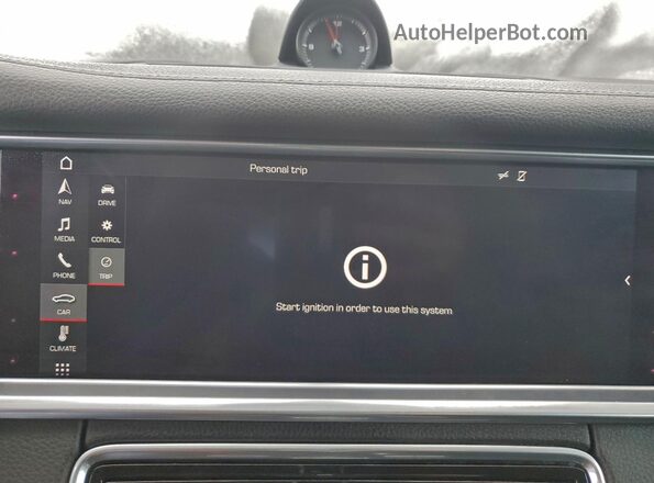 WP0AA2A75LL102132 2020 PORSCHE PANAMERA Black Вид щитка приладів