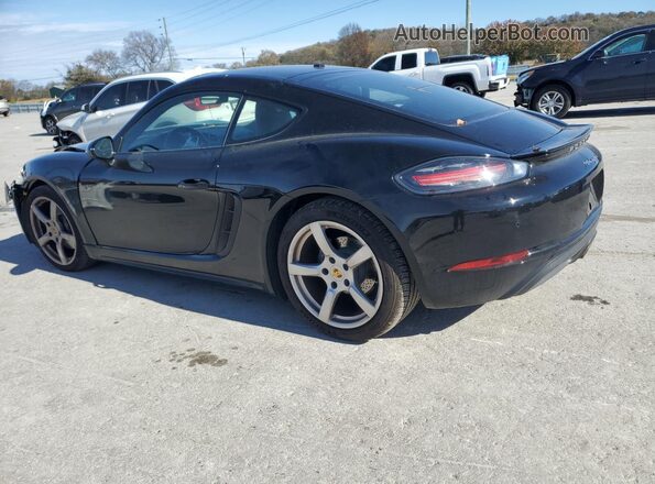 WP0AA2A87JK261875 2018 PORSCHE CAYMAN Black Tył lewy