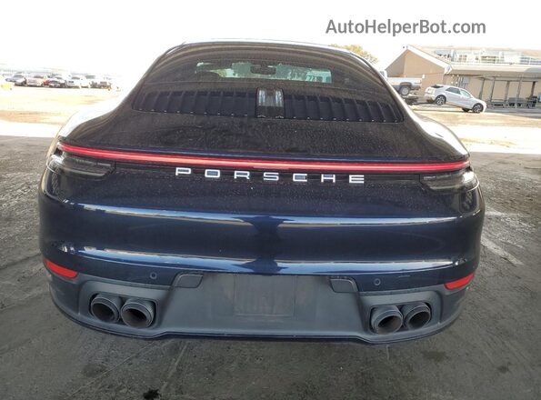 WP0AA2A91MS206545 2021 PORSCHE 911 Синий Вид сзади