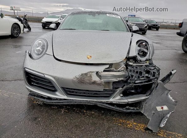 WP0AA2A95KS103156 2019 PORSCHE 911 Gray Vista frontal