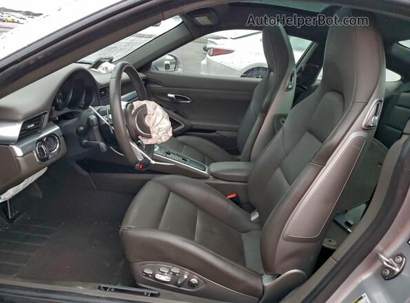 WP0AA2A95KS103156 2019 PORSCHE 911 Gray Vista interior delantera