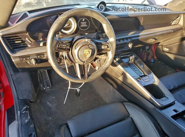 WP0AA2A95MS205382 2021 PORSCHE 911 Red Вид панелі приладів