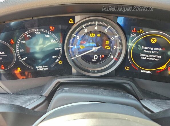 WP0AA2A95MS205589 2021 PORSCHE 911 Серебряный Вид щитка приборов