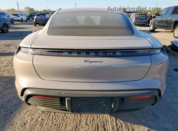 WP0AA2Y10MSA15346 2021 PORSCHE TAYCAN Желто-коричневый Вид сзади