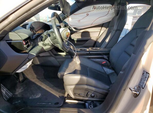 WP0AA2Y10MSA15346 2021 PORSCHE TAYCAN Желто-коричневый Вид салона спереди