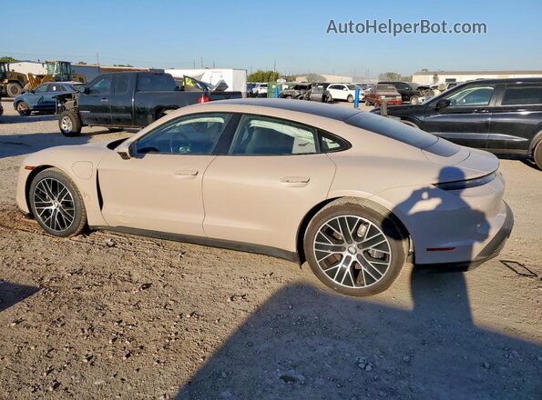 WP0AA2Y10MSA15346 2021 PORSCHE TAYCAN Желто-коричневый Задняя левая четверть
