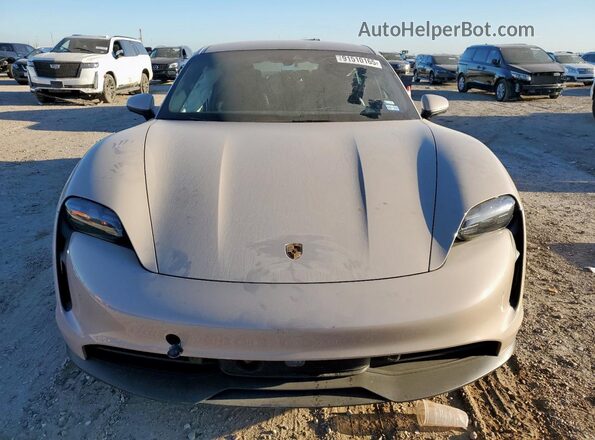 WP0AA2Y10MSA15346 2021 PORSCHE TAYCAN Желто-коричневый Вид спереди