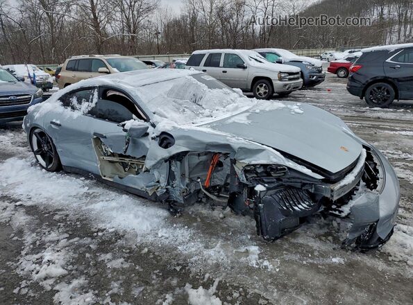WP0AA2Y11RSA11474 2024 PORSCHE TAYCAN Silver Delantero derecho