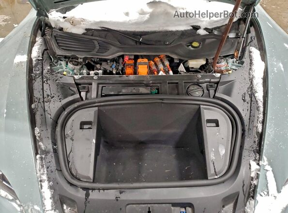 WP0AA2Y11SSA08693 2025 PORSCHE TAYCAN Blue Rear interior view