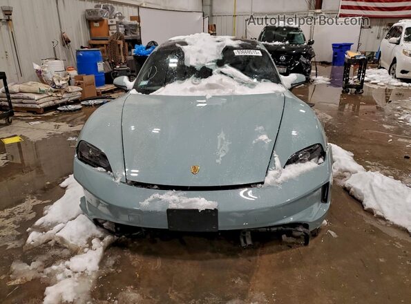 WP0AA2Y11SSA08693 2025 PORSCHE TAYCAN Blue Front view