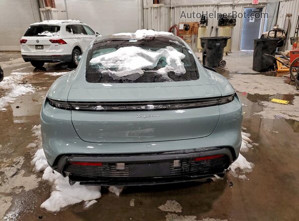 WP0AA2Y11SSA08693 2025 PORSCHE TAYCAN Blue Rear view