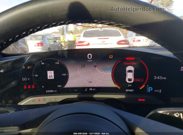 WP0AA2Y12MSA13596 2021 PORSCHE TAYCAN White Вид задніх сидінь