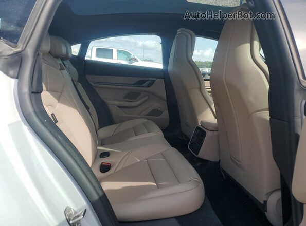 WP0AA2Y12SSA08203 2025 PORSCHE TAYCAN Gray Rear seats view