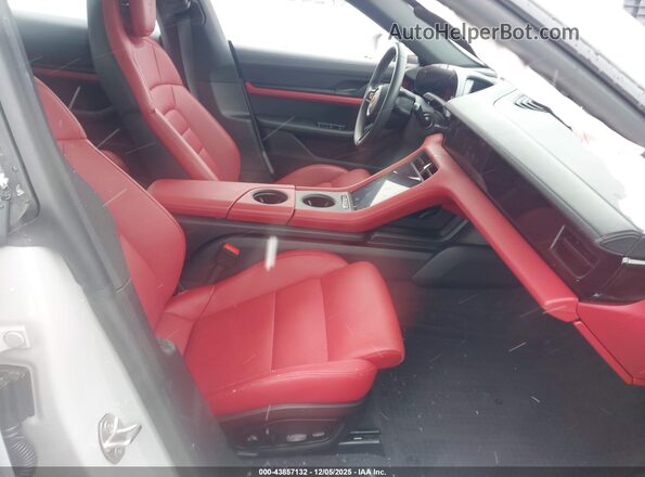 WP0AA2Y13PSA15054 2023 PORSCHE TAYCAN Gray Widok wnętrza z przodu
