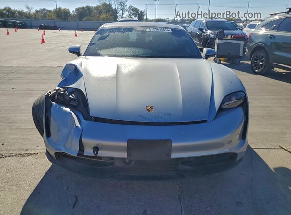 WP0AA2Y14MSA18606 2021 PORSCHE TAYCAN Silver წინა ხედი