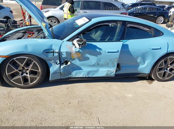 WP0AA2Y15SSA11600 2025 PORSCHE TAYCAN Blue წინა ხედი