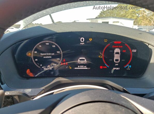 WP0AA2YA6SL001987 2025 PORSCHE PANAMERA Black Սարքավորումների վահանակի տեսք