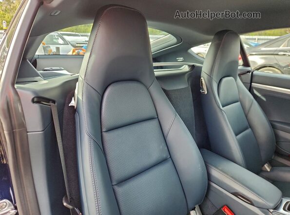 WP0AB2A80KS278273 2019 PORSCHE CAYMAN Blue Вид задніх сидінь