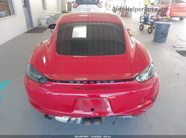WP0AB2A83JS278458 2018 PORSCHE CAYMAN Red 