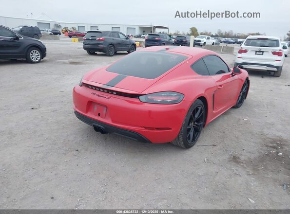 WP0AB2A83MS275208 2021 PORSCHE CAYMAN Red Задня права чверть