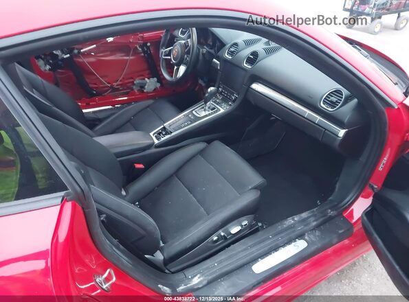 WP0AB2A83MS275208 2021 PORSCHE CAYMAN Red Вид салону спереду