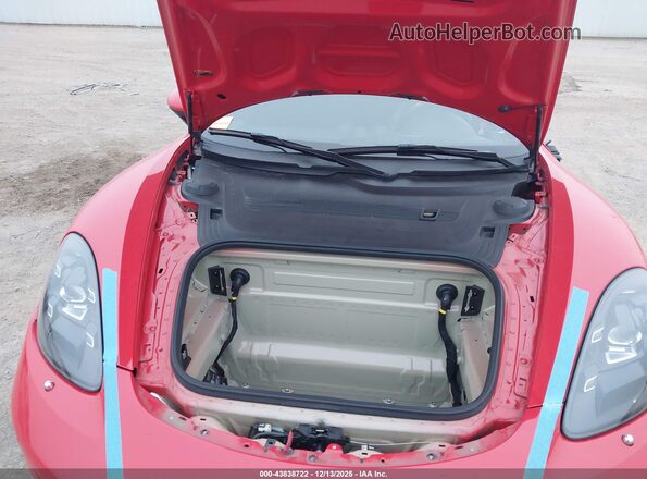 WP0AB2A83MS275208 2021 PORSCHE CAYMAN Red Вид ззаду