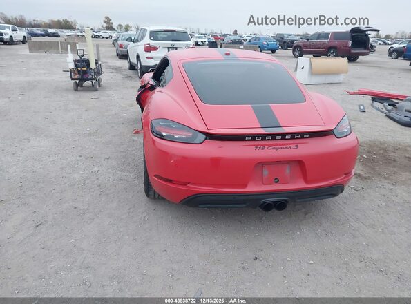 WP0AB2A83MS275208 2021 PORSCHE CAYMAN Red 
