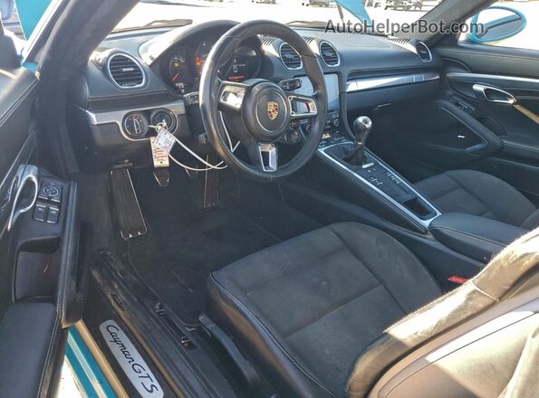 WP0AB2A85JK279482 2018 PORSCHE CAYMAN Blue Widok deski rozdzielczej