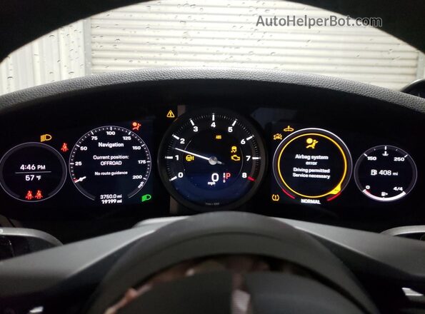 WP0AB2A95LS227099 2020 PORSCHE 911 Gray Vista del cuadro de instrumentos