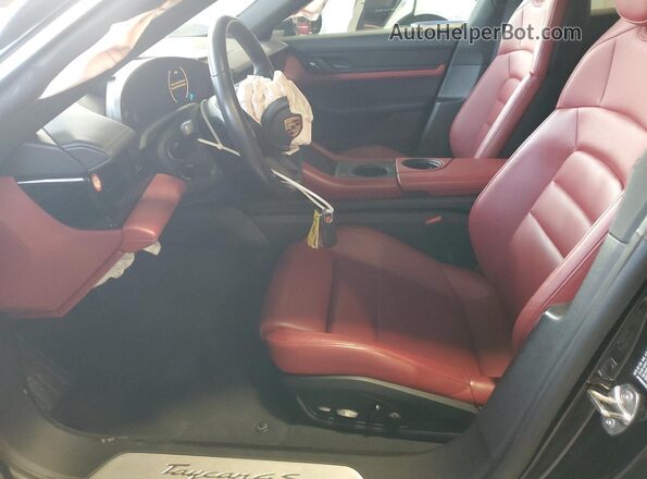WP0AB2Y13LSA54282 2020 PORSCHE TAYCAN Черный Вид салона спереди