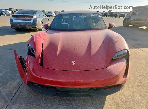 WP0AB2Y14LSA50998 2020 PORSCHE TAYCAN Red Front view