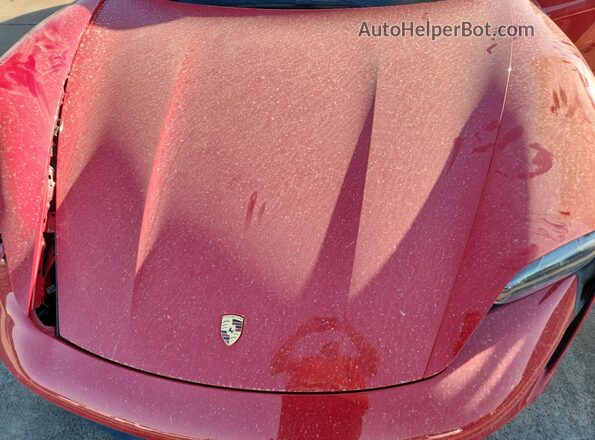 WP0AB2Y14LSA50998 2020 PORSCHE TAYCAN Red Rear interior view