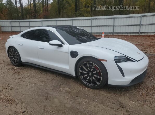 WP0AB2Y14LSA51780 2020 PORSCHE TAYCAN White Передня права чверть