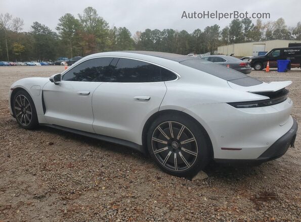 WP0AB2Y14LSA51780 2020 PORSCHE TAYCAN White Задня ліва чверть