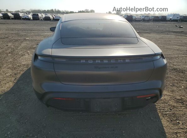 WP0AB2Y15MSA41339 2021 PORSCHE TAYCAN Gray Widok z tyłu