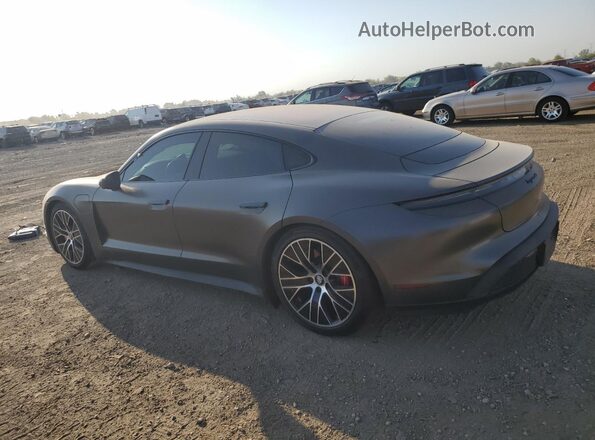 WP0AB2Y15MSA41339 2021 PORSCHE TAYCAN Gray Tył lewy