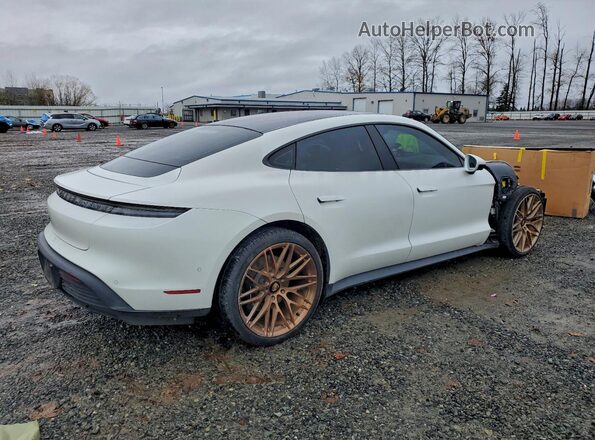 WP0AB2Y18LSA53306 2020 PORSCHE TAYCAN Белый Задняя правая четверть
