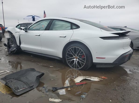 WP0AB2Y19LSA53962 2020 PORSCHE TAYCAN White უკანა მარცხენა