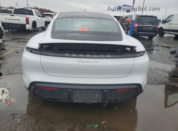 WP0AB2Y19LSA53962 2020 PORSCHE TAYCAN White უკანა ხედი
