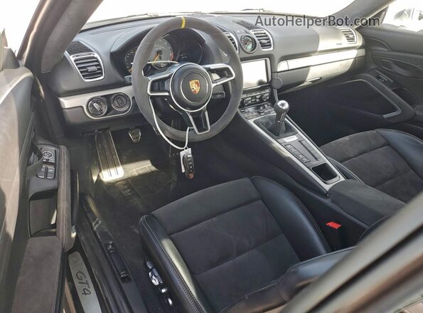 WP0AC2A89GK197292 2016 PORSCHE CAYMAN Silver Vista del salpicadero