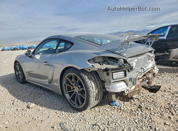 WP0AC2A89GK197292 2016 PORSCHE CAYMAN Silver Trasero izquierdo