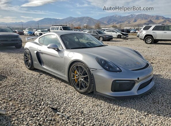 WP0AC2A89GK197292 2016 PORSCHE CAYMAN Silver Delantero derecho