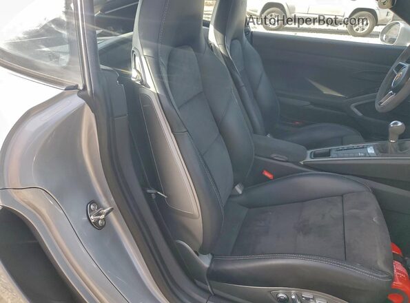 WP0AC2A89GK197292 2016 PORSCHE CAYMAN Silver Vista de los asientos traseros