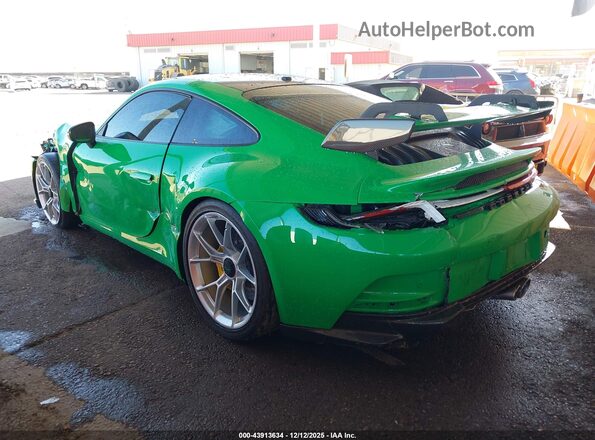 WP0AC2A93NS269531 2022 PORSCHE 911 Зеленый Задняя левая четверть