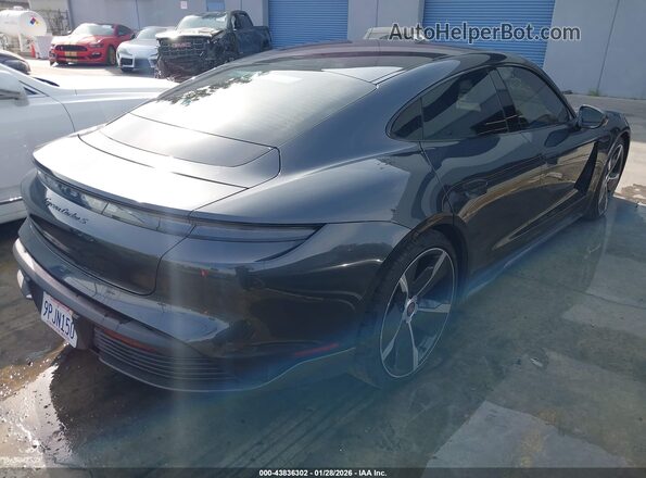 WP0AC2Y15MLA62053 2021 PORSCHE TAYCAN Black Հետևի աջ