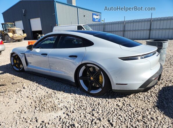 WP0AC2Y19PSA52054 2023 PORSCHE TAYCAN Silver Rear left